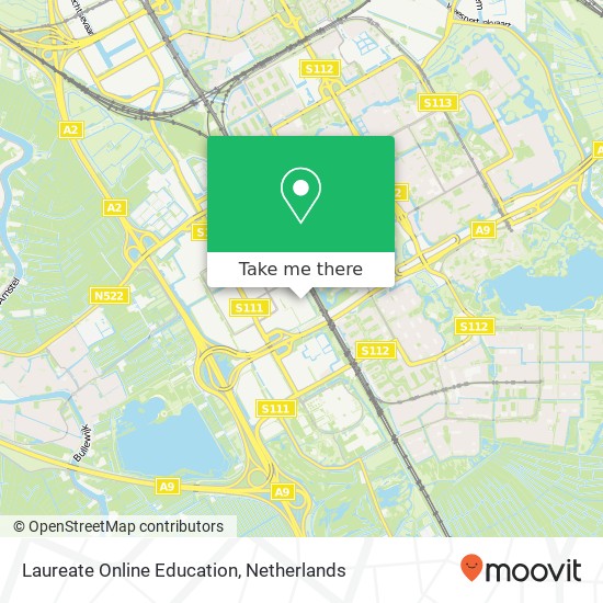 Laureate Online Education map