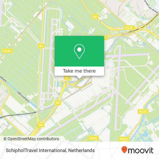 SchipholTravel International Karte