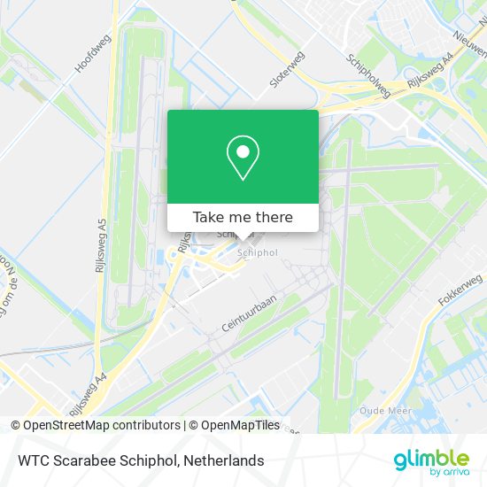 WTC Scarabee Schiphol map