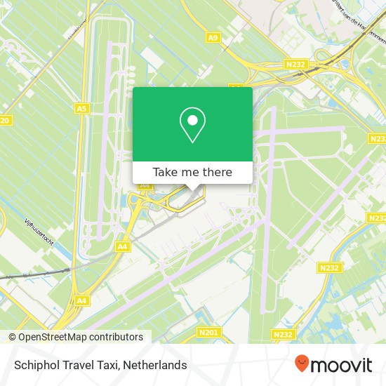Schiphol Travel Taxi map