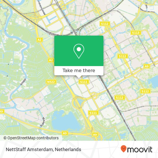 NettStaff Amsterdam Karte