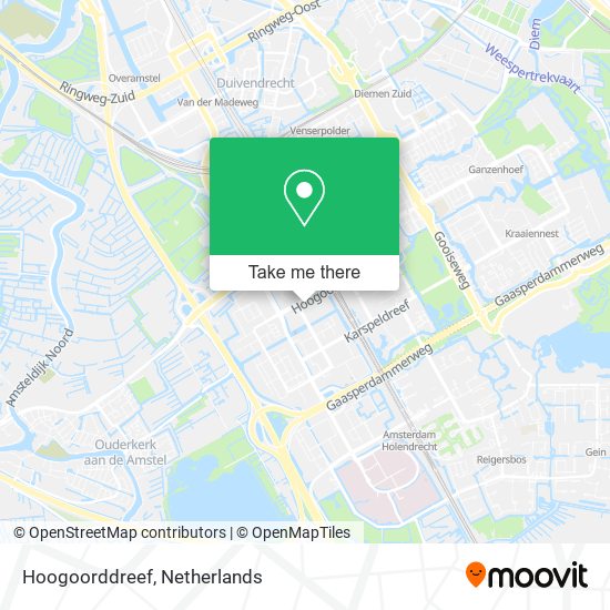 Hoogoorddreef map