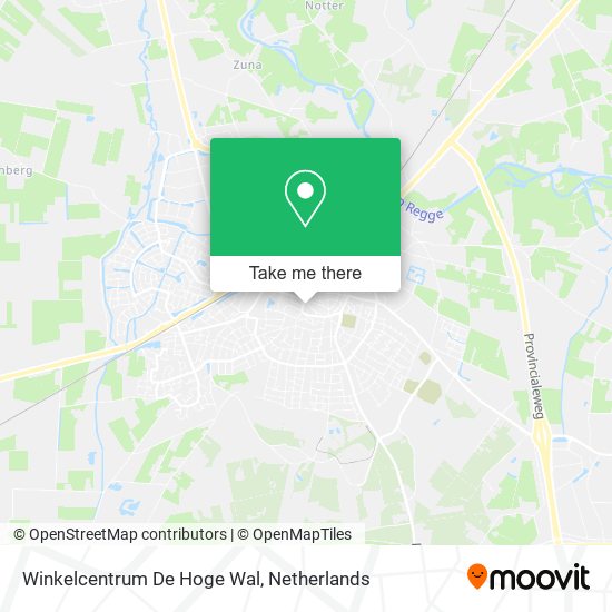 Winkelcentrum De Hoge Wal map