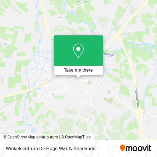 Winkelcentrum De Hoge Wal map