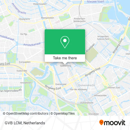 GVB LCM map