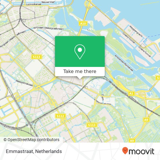 Emmastraat map