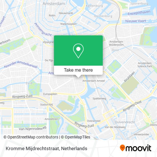 Kromme Mijdrechtstraat Karte