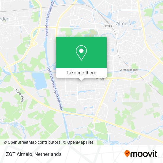 ZGT Almelo map