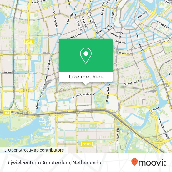 Rijwielcentrum Amsterdam map