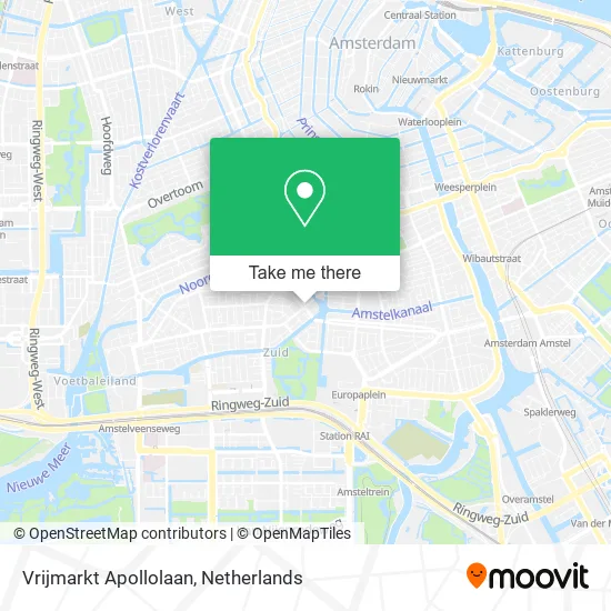 Vrijmarkt Apollolaan map