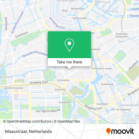 Maasstraat map