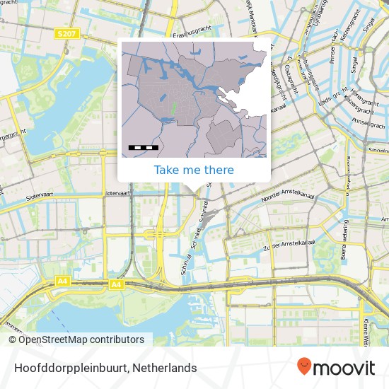 Hoofddorppleinbuurt Karte