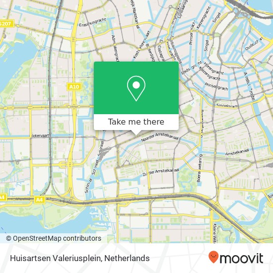 Huisartsen Valeriusplein map