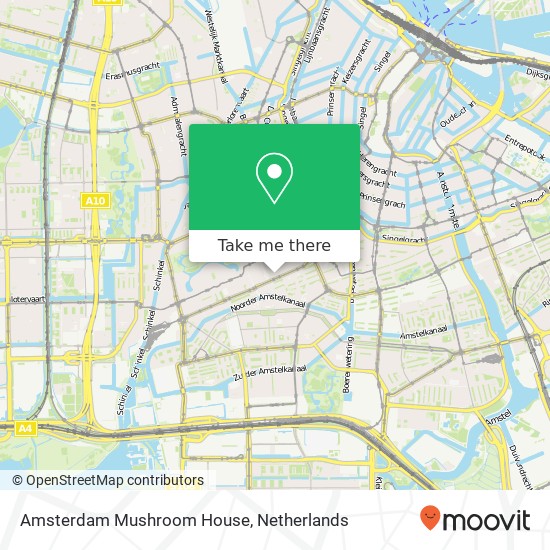 Amsterdam Mushroom House map