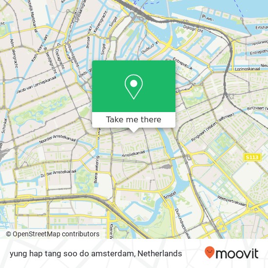 yung hap tang soo do amsterdam map