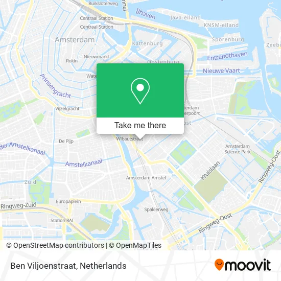 Ben Viljoenstraat map