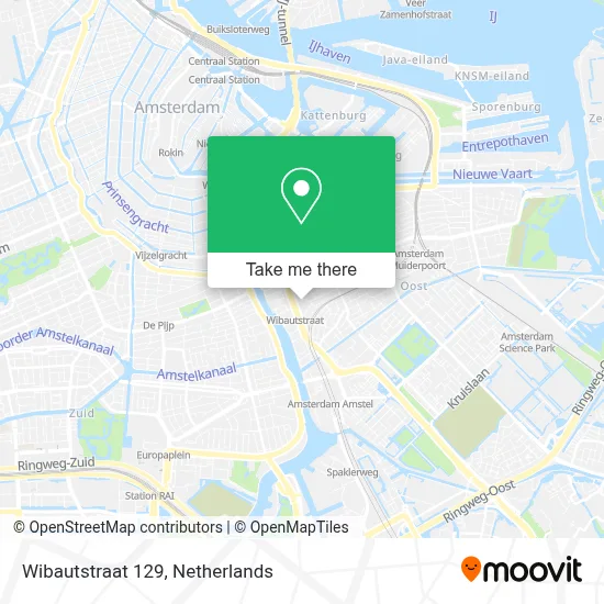 Wibautstraat 129 map