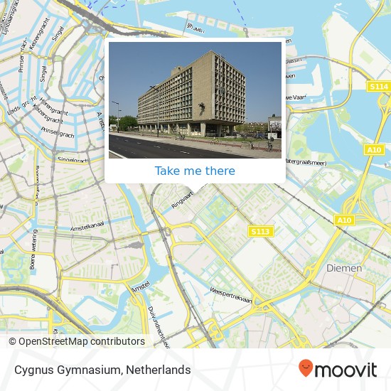 Cygnus Gymnasium map