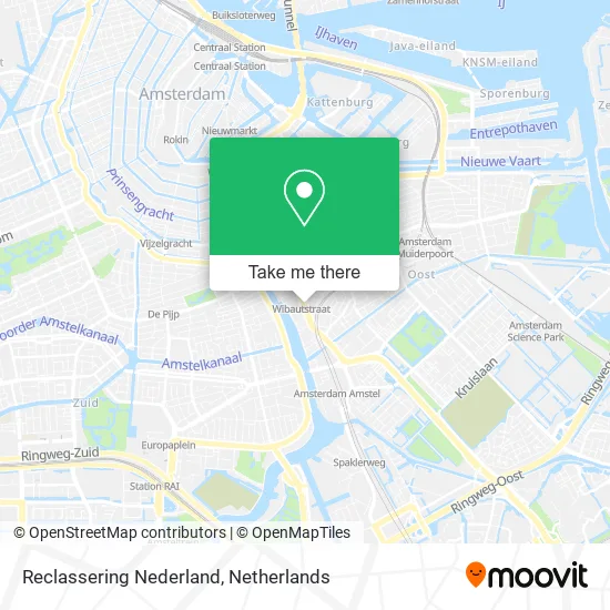 Reclassering Nederland map