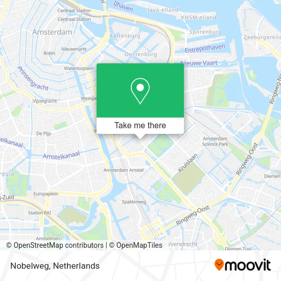 Nobelweg map
