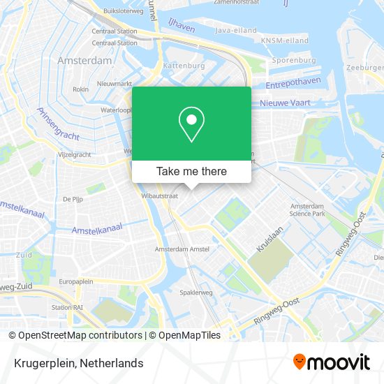 Krugerplein map