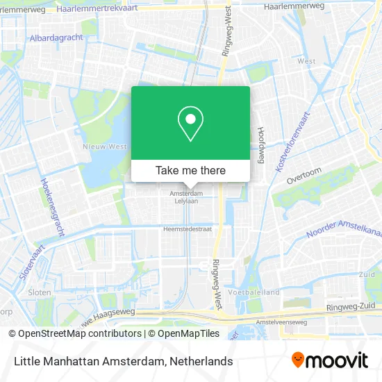 Little Manhattan Amsterdam Karte