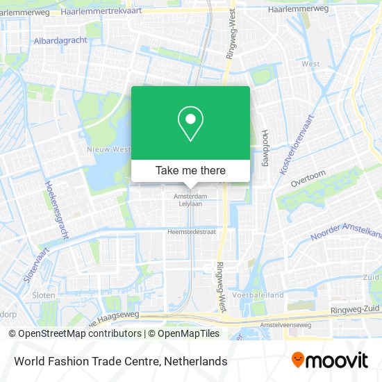 World Fashion Trade Centre map