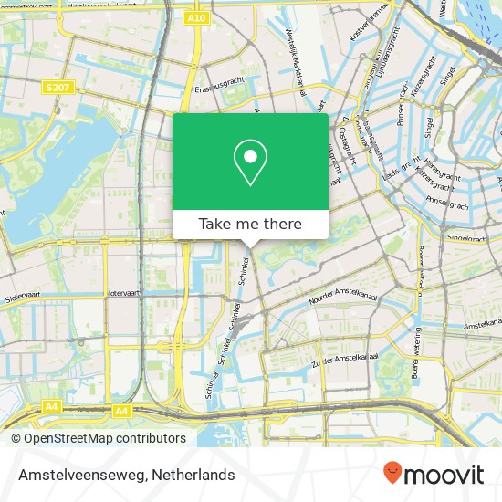 Amstelveenseweg map