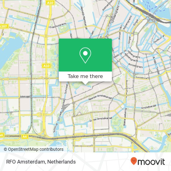 RFO Amsterdam map