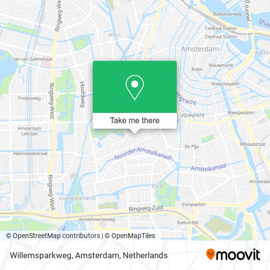 Willemsparkweg, Amsterdam map