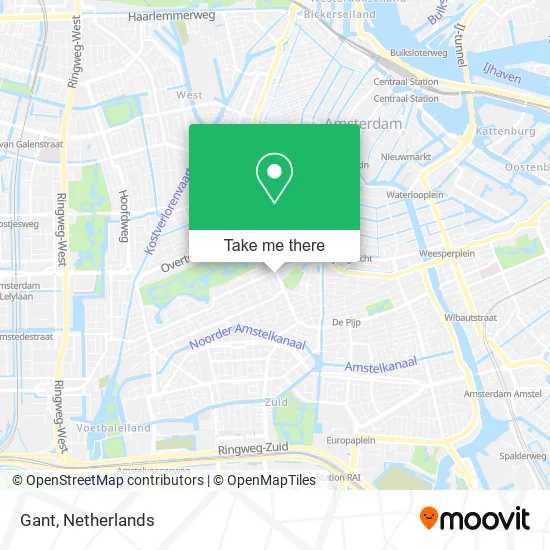 Gant map