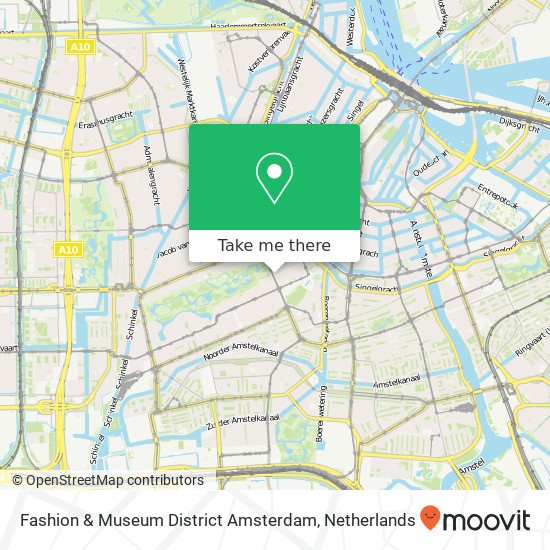 Fashion & Museum District Amsterdam Karte