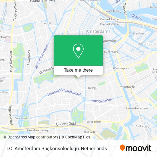 T.C. Amsterdam Başkonsolosluğu map