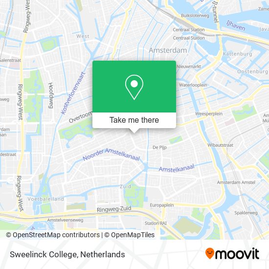 Sweelinck College map