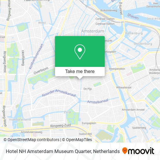 Hotel NH Amsterdam Museum Quarter map