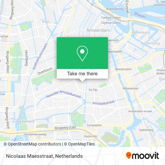 Nicolaas Maesstraat map