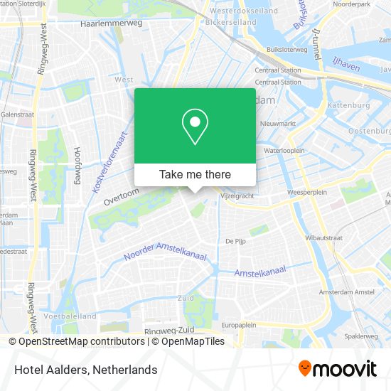 Hotel Aalders map
