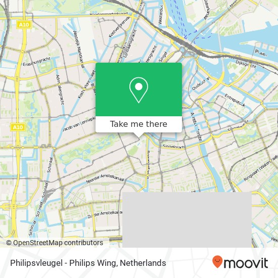 Philipsvleugel - Philips Wing Karte