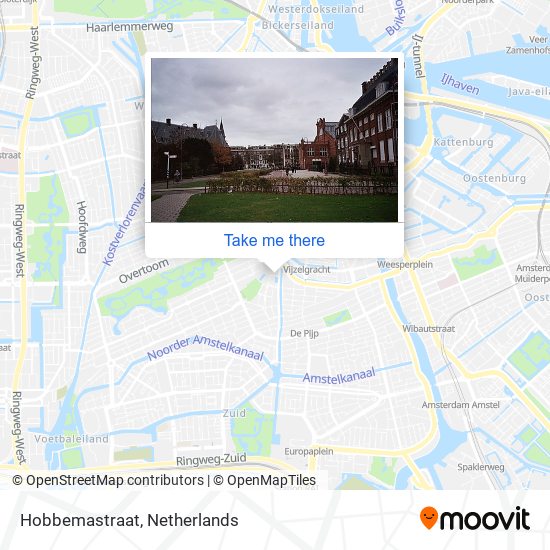 Hobbemastraat map