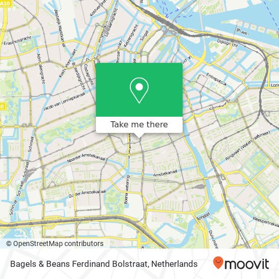 Bagels & Beans Ferdinand Bolstraat map