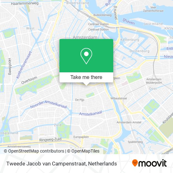 Tweede Jacob van Campenstraat map