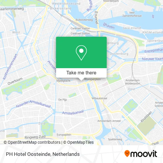 PH Hotel Oosteinde Karte