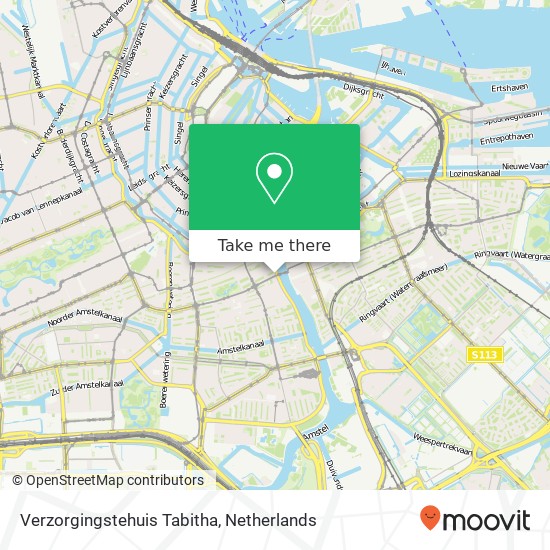 Verzorgingstehuis Tabitha map