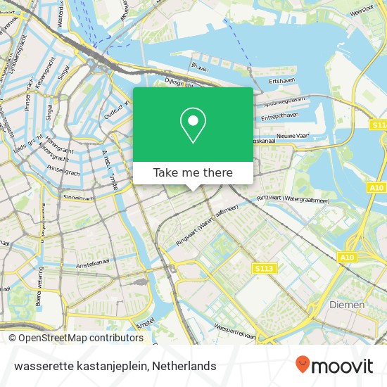 wasserette kastanjeplein map