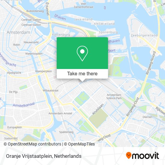 Oranje Vrijstaatplein map