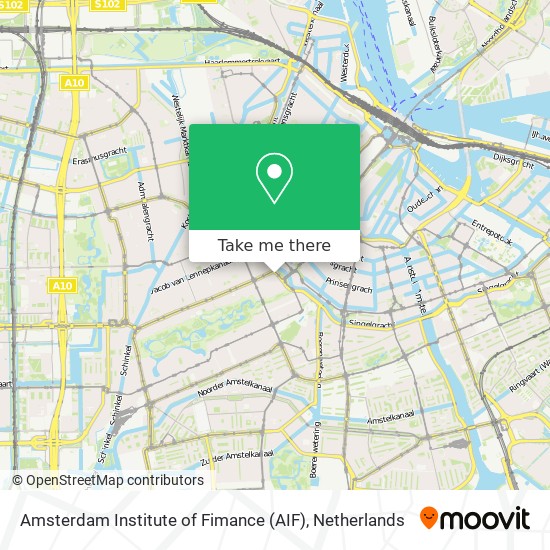 Amsterdam Institute of Fimance (AIF) map