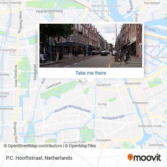 P.C. Hooftstraat Karte