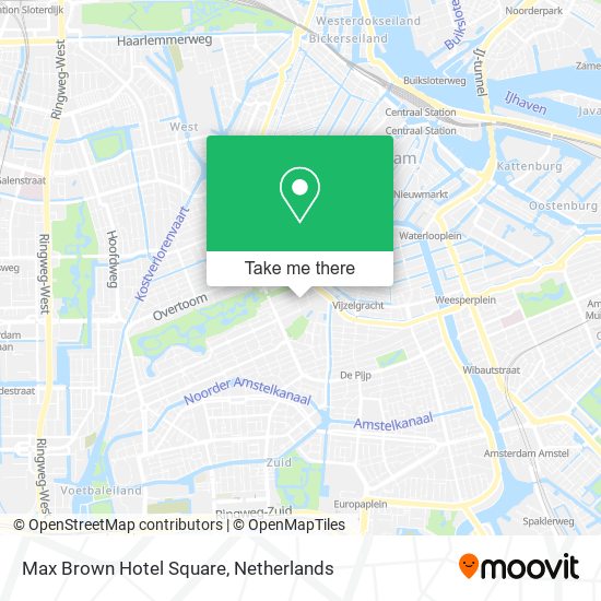 Max Brown Hotel Square map