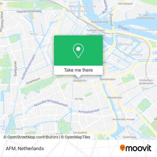 AFM map