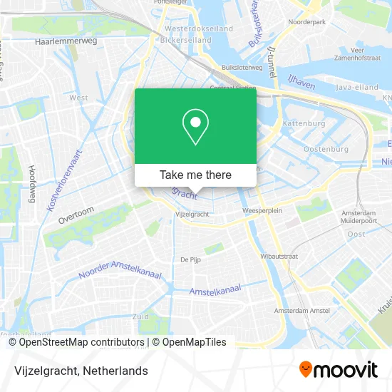 Vijzelgracht map